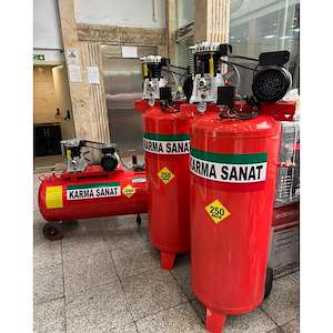 کارما صنعت (karma-sanat) کمپرسور ۲۵۰ لیتری ایستاده ‌خوابیده